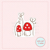 Mushroom Planner Sticker
